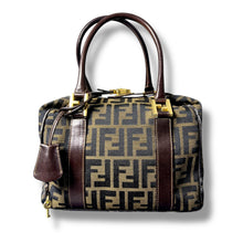 Load image into Gallery viewer, Fendi Zucca FF Top Handle Satchel – Early 2000s