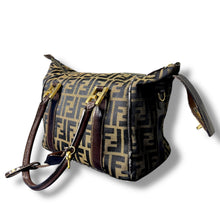 Load image into Gallery viewer, Fendi Zucca FF Top Handle Satchel – Early 2000s