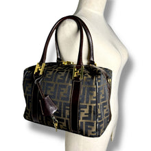 Load image into Gallery viewer, Fendi Zucca FF Top Handle Satchel – Early 2000s