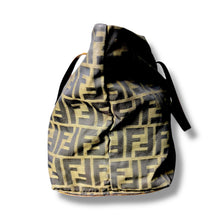 Load image into Gallery viewer, Vintage Fendi Zucca Canvas Tote with Leather Handles Italy, likely 1980s–early 90s