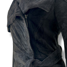 Load image into Gallery viewer, ONLY Black Suede Convertible Jacket