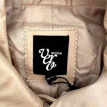 Load image into Gallery viewer, Vero Moda Taupe Leather Trench Coat with Belt