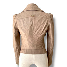 Load image into Gallery viewer, ONLY Edge Collection Soft Nude Leather Jacket