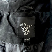 Load image into Gallery viewer, Vero Moda Washed Black Suede Biker Jacket