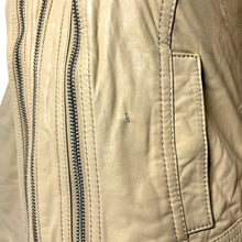 Load image into Gallery viewer, Vero Moda Cream Leather Jacket with Fur Collar