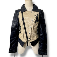Load image into Gallery viewer, New with Tags Vero Moda Two-Tone Moto Jacket