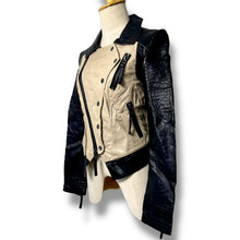 Load image into Gallery viewer, New with Tags Vero Moda Two-Tone Moto Jacket