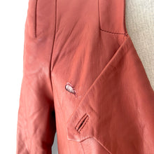 Load image into Gallery viewer, Vero Moda Super Soft Leather Blazer – Burnt Rose