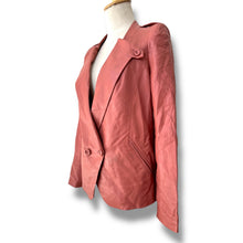 Load image into Gallery viewer, Vero Moda Super Soft Leather Blazer – Burnt Rose
