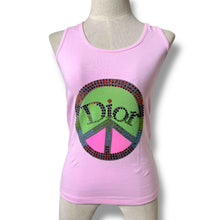 Load image into Gallery viewer, Christian Dior “Dior Not War” Tank Top – New with Tags