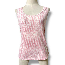 Load image into Gallery viewer, Christian Dior Pink Oblique Tank Top