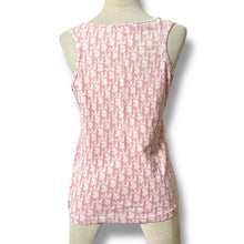 Load image into Gallery viewer, Christian Dior Pink Oblique Tank Top