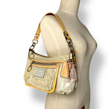 Load image into Gallery viewer, Coach Poppy Sparkle Leather Groovy Handbag in Champagne (c. 2000s–2010s)