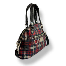 Load image into Gallery viewer, Coach 2011 Poppy Tartan Plaid Satchel Bag