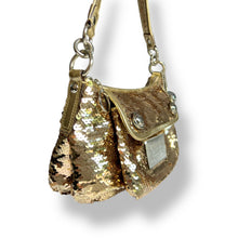 Load image into Gallery viewer, Coach Poppy Gold Sequin Spotlight Bag (c. 2010)