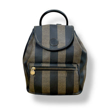 Load image into Gallery viewer, Fendi Vintage Pequin Stripe Backpack