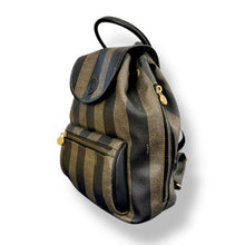Load image into Gallery viewer, Fendi Vintage Pequin Stripe Backpack