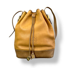 Load image into Gallery viewer, Loewe Vintage Tan Leather Bucket Bag