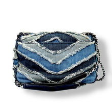 Load image into Gallery viewer, Michael Kors Sloan Denim Patchwork Shoulder Bag