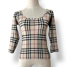 Load image into Gallery viewer, Burberry London Vintage Check Top