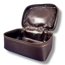 Load image into Gallery viewer, Stunning! Gucci Brown Leather Vanity Case with Horsebit Handle Detail