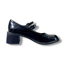 Load image into Gallery viewer, Zara Black Patent Leather Double-Strap Mary Janes, EU 39 ๐
