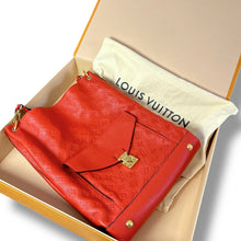 Load image into Gallery viewer, Louis Vuitton Empreinte Métis Hobo – Red Leather | Full Set