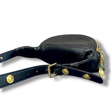 Load image into Gallery viewer, Gianni Versace Black Leather Medusa Belt Bag