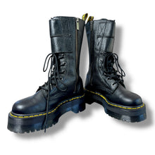 Load image into Gallery viewer, Dr. Martens Jagger Platform Boots – Black Leather (UK 4)