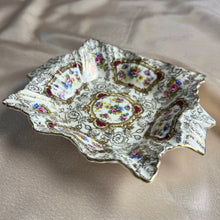 Load image into Gallery viewer, James Kent “Pompadour” Decorative Serving Plates – Set of Two, England, c. 1950s–1960s