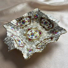 Load image into Gallery viewer, James Kent “Pompadour” Decorative Serving Plates – Set of Two, England, c. 1950s–1960s