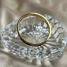 Load image into Gallery viewer, Coach Gold & Black Logo Enamel Bangle