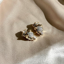 Load image into Gallery viewer, Vintage Attwood & Sawyer Panther Clip-On Earrings