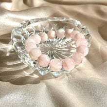 Load image into Gallery viewer, Vintage Rose Quartz Beaded Bracelet