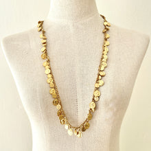 Load image into Gallery viewer, Vintage Gold-Tone Coin Necklace