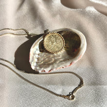 Load image into Gallery viewer, Vintage British Coin Pendant Necklace