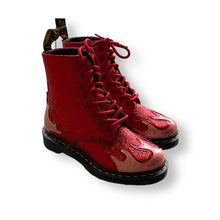 Load image into Gallery viewer, Incredible Glitter Flame Pascal Doc Martens