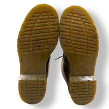 Load image into Gallery viewer, Dr. Martens Vintage Ostrich Embossed 8-Eye Boots in Deep Brown