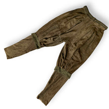 Load image into Gallery viewer, Vintage Gianni Versace Olive Green Suede Pants
