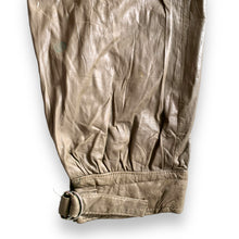 Load image into Gallery viewer, Vintage Taupe Leather High-Waisted Tapered Pants