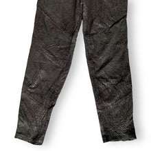 Load image into Gallery viewer, Vintage Jean Pierre Michelet Croc-Embossed Suede Leather Pants