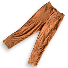 Load image into Gallery viewer, Vintage Tan Suede Leather Pants – Hallhuber