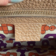 Load image into Gallery viewer, Gucci Bamboo Top Handle Bag in Taupe Pebbled Leather