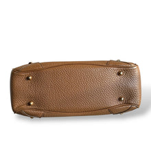 Load image into Gallery viewer, Gucci Bamboo Top Handle Bag in Taupe Pebbled Leather