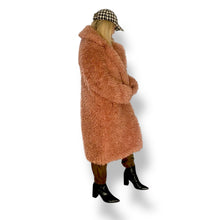 Load image into Gallery viewer, Preloved Pink Faux Fur Maxi Coat