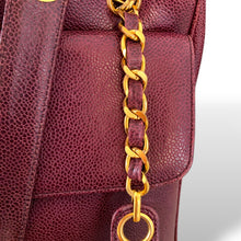 Load image into Gallery viewer, Chanel Vintage Caviar Leather Shoulder Bag with Gold-Plated Hardware | Early 1990s