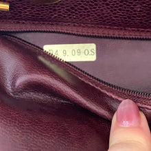 Load image into Gallery viewer, Chanel Vintage Caviar Leather Shoulder Bag with Gold-Plated Hardware | Early 1990s