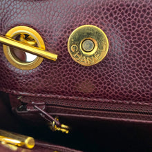 Load image into Gallery viewer, Chanel Vintage Caviar Leather Shoulder Bag with Gold-Plated Hardware | Early 1990s
