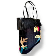 Load image into Gallery viewer, Chanel Beach Print Chocolate Bar Tote – 5-Series, 1997–1999