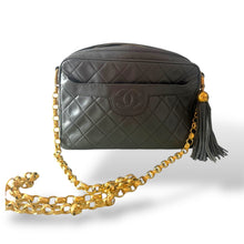 Load image into Gallery viewer, Vintage Chanel Quilted Lambskin Camera Bag with Gold-Plated Hardware | Early 1990s